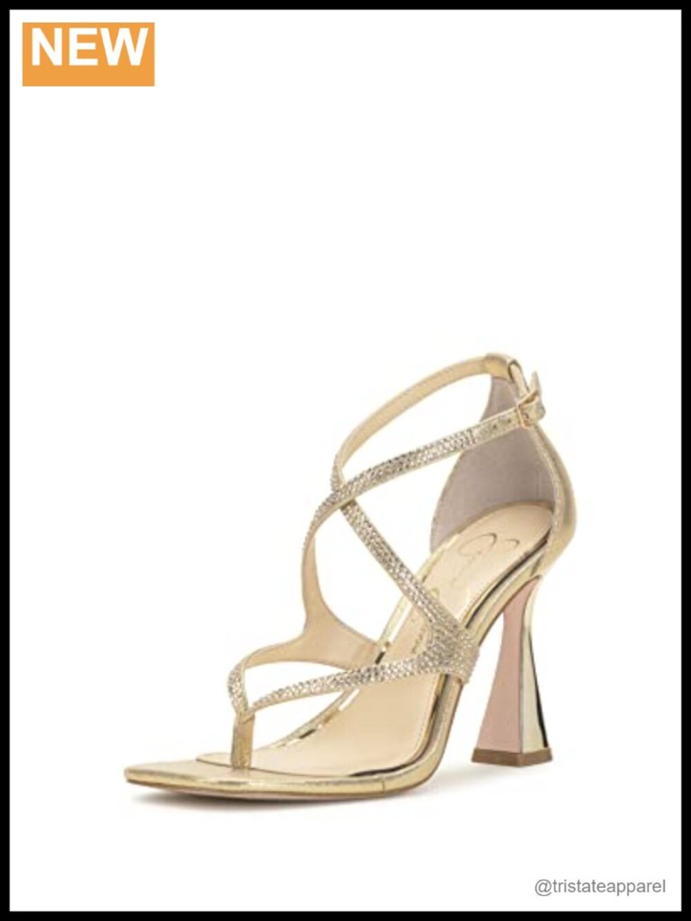 Women's Catarina Heeled Sandal Faux Suede Flare Heel Adjustable Buckle